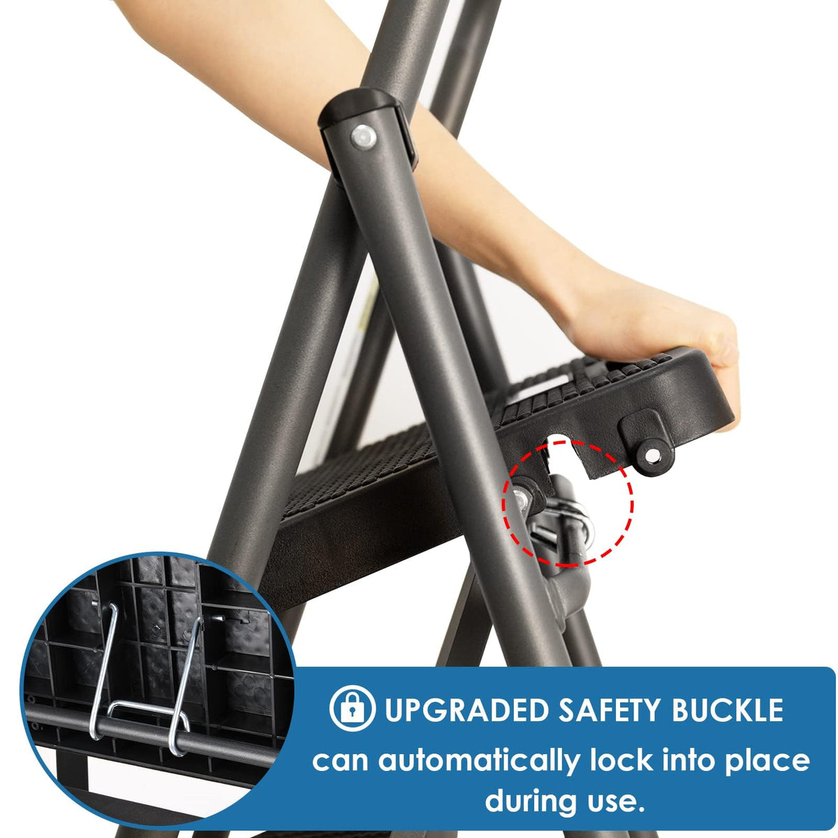 2 Step Ladder 500lbs Capacity O853622