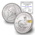 1 oz South African Silver Krugerrand Coin C75294