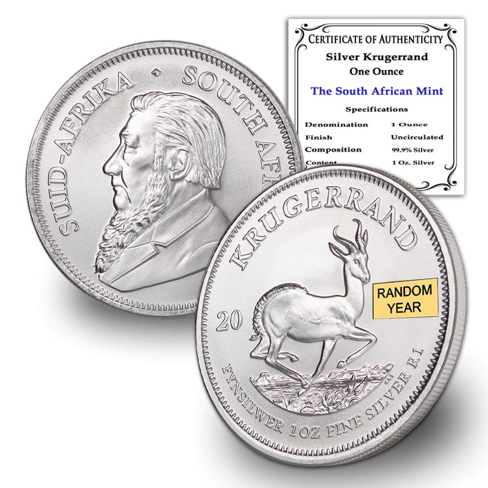 1 oz South African Silver Krugerrand Coin C75294