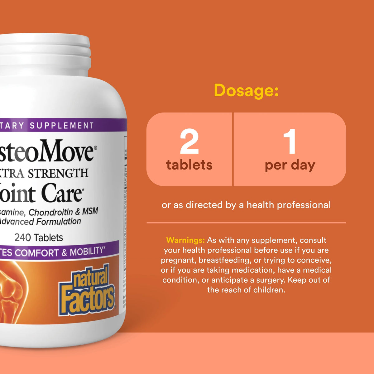 OsteoMove Extra Strength Joint Care 240 Tabs V718