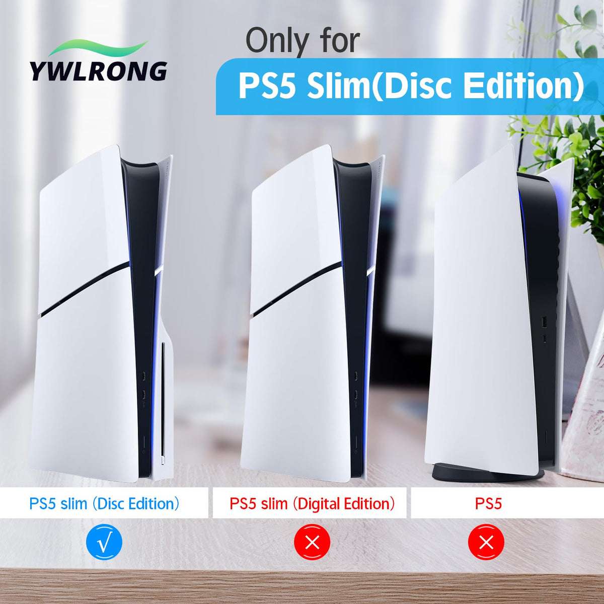 4Pcs Console Stand for PS5 Slim M801