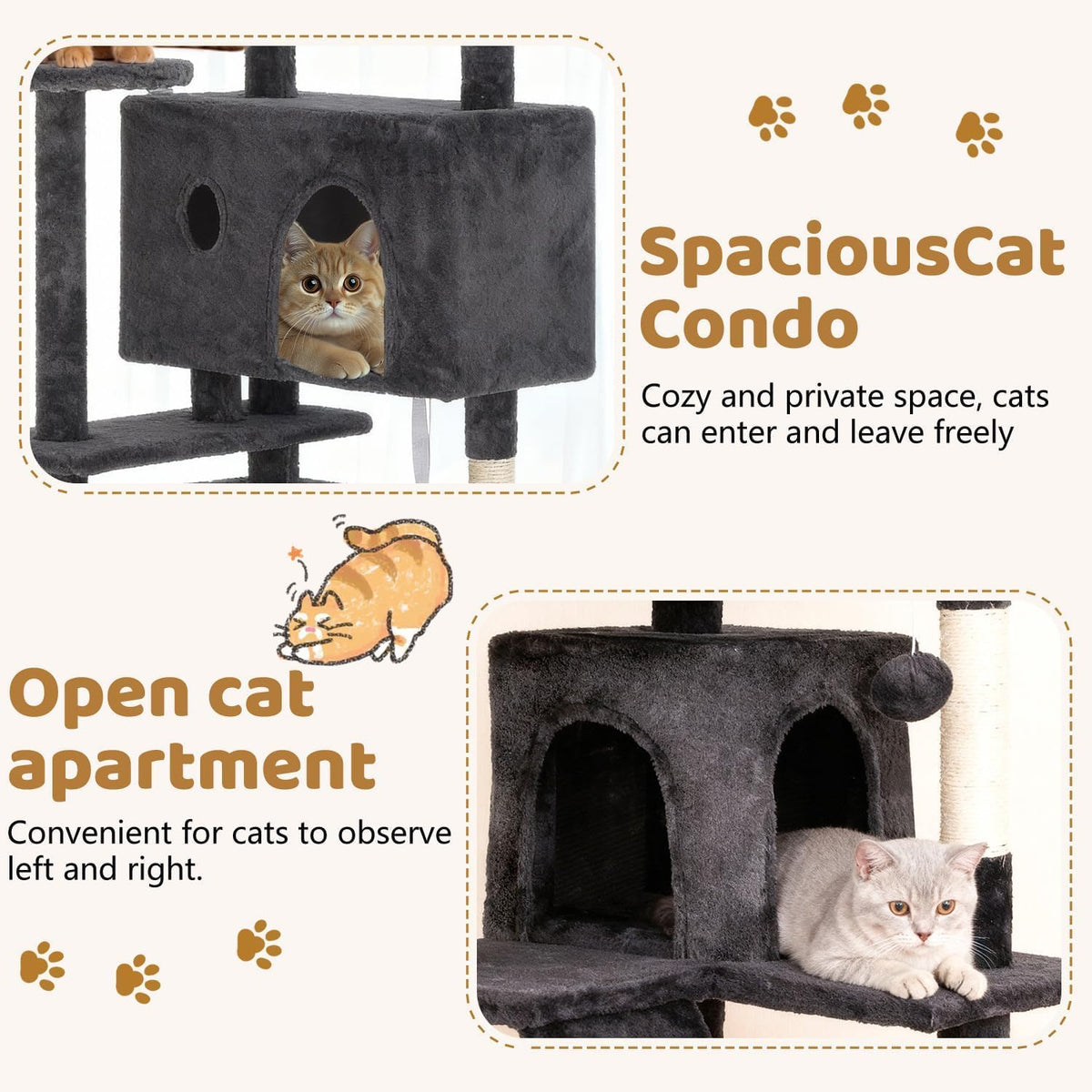 70" Multi-Level Cat Tree Q576571