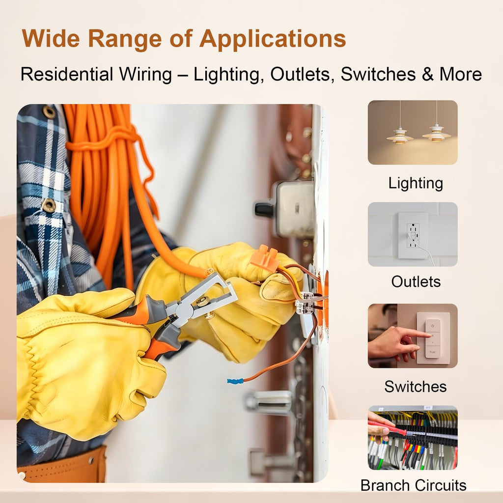 Solid Indoor Electrical Wire 100 FT Orange F52218