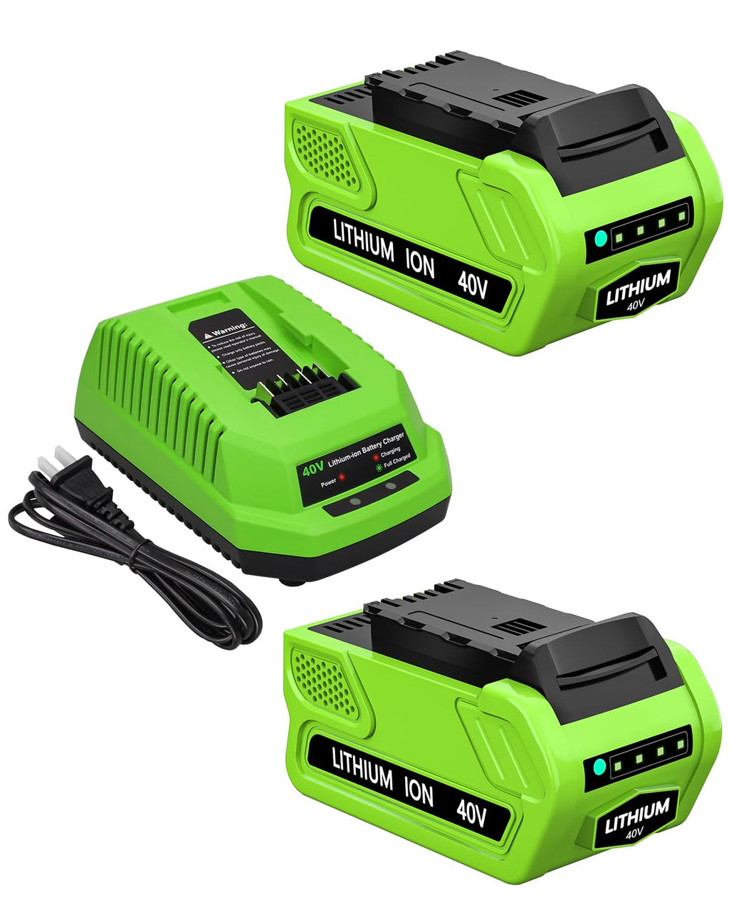 40V 6.0Ah Replacement Battery and Charger E435