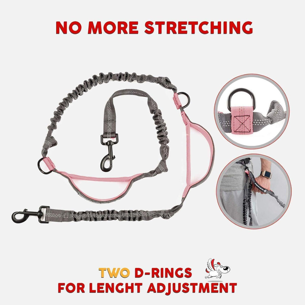 Hands Free Dog Leash and Poop Bag Dispenser K149515