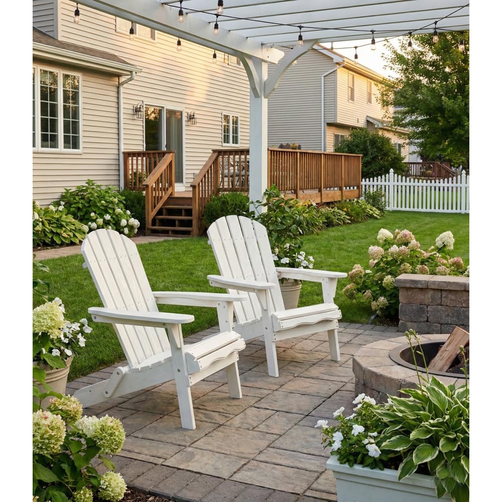 Folding Wooden Adirondack Chair V5954