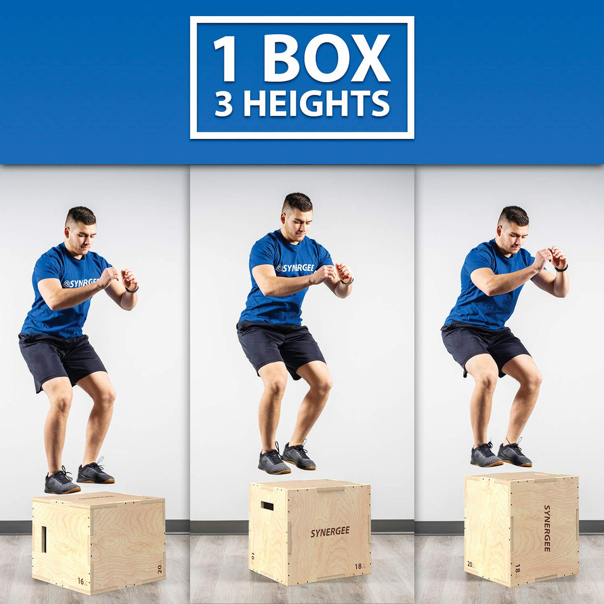 3 in 1 Wood Plyo Box W32961