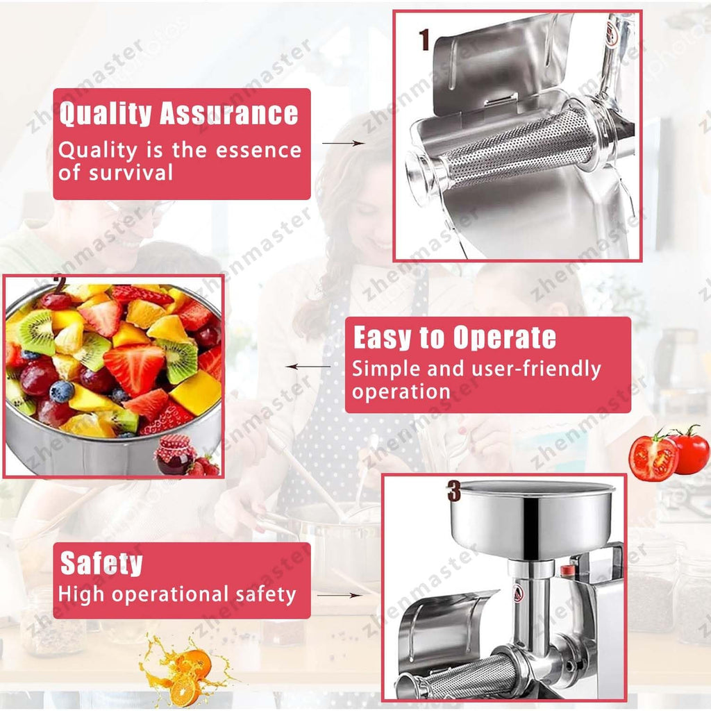 450W Stainless Steel Tomato Strainer Z349647