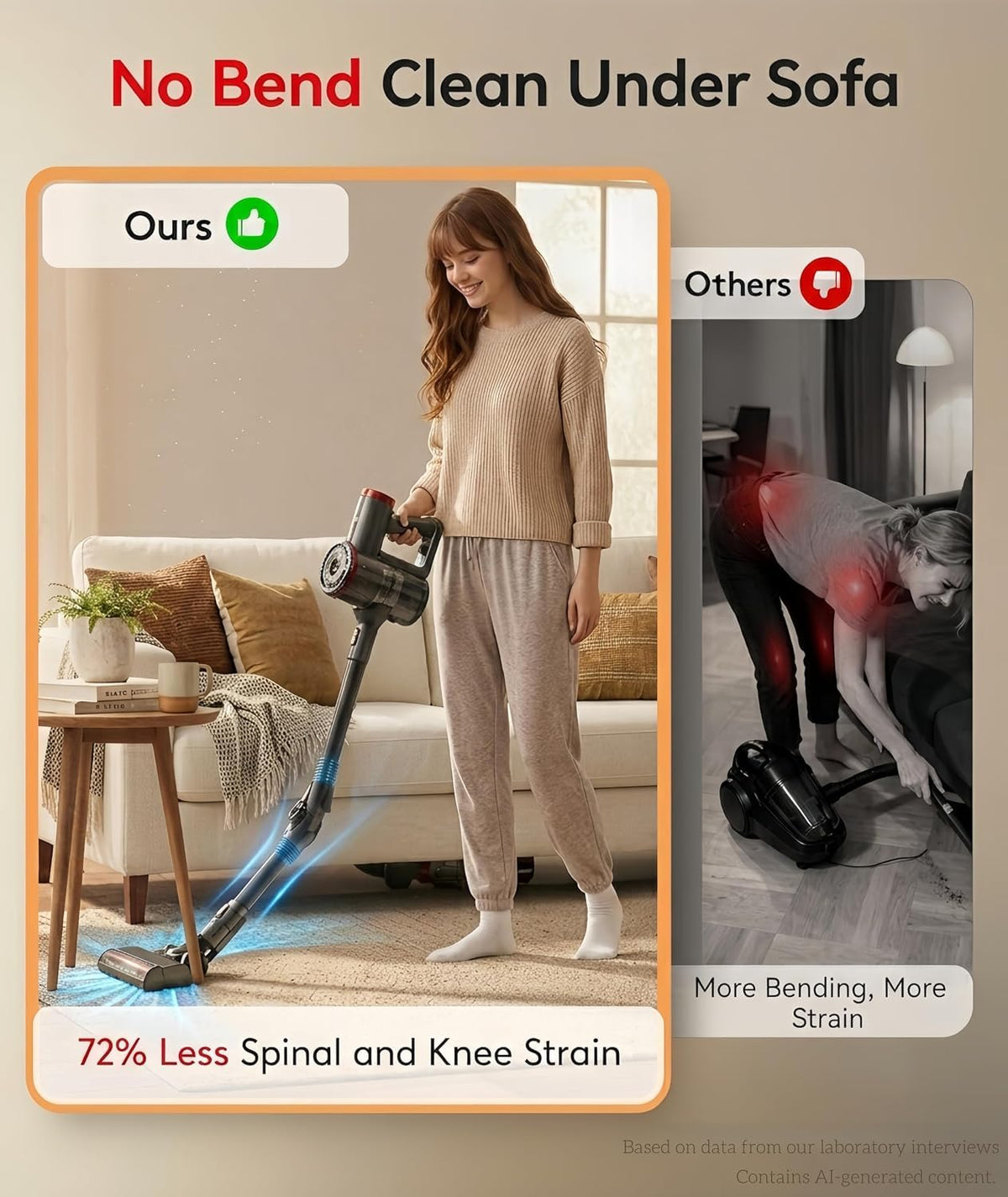 Cordless Vacuum Cleaner 40Kpa 45Min 6-in-1 O180625