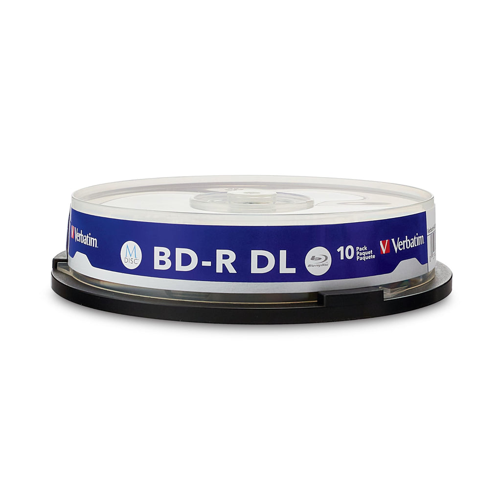 M DISC BD-R DL 50GB Inkjet Printable Discs, 10 Pack I729607
