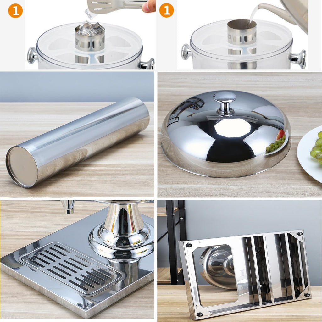 Stainless Steel Beverage Dispenser with Stand 24L N17953