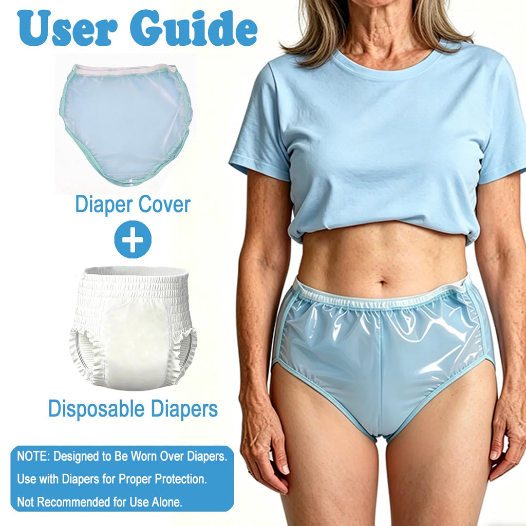 Plastic Waterproof Incontinence Underwear Size XL L620