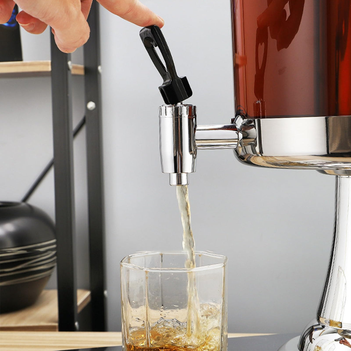 Stainless Steel Beverage Dispenser with Stand 24L N17953