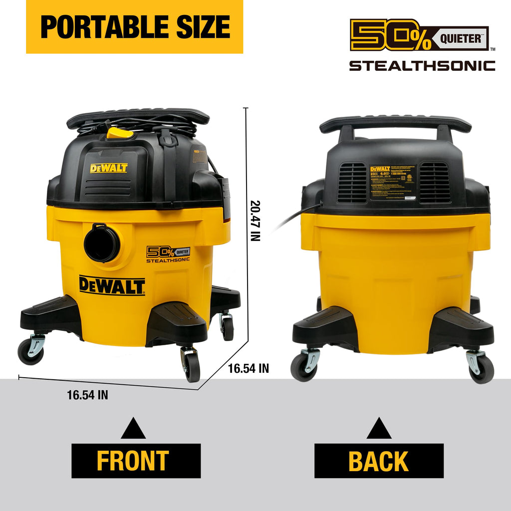 6 Gal 5 HP Quiet Wet and Dry Shop Vacuum X87101