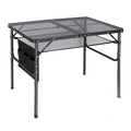 36x24 Aluminum Folding Grill Table with Adjustable Height Legs N3756