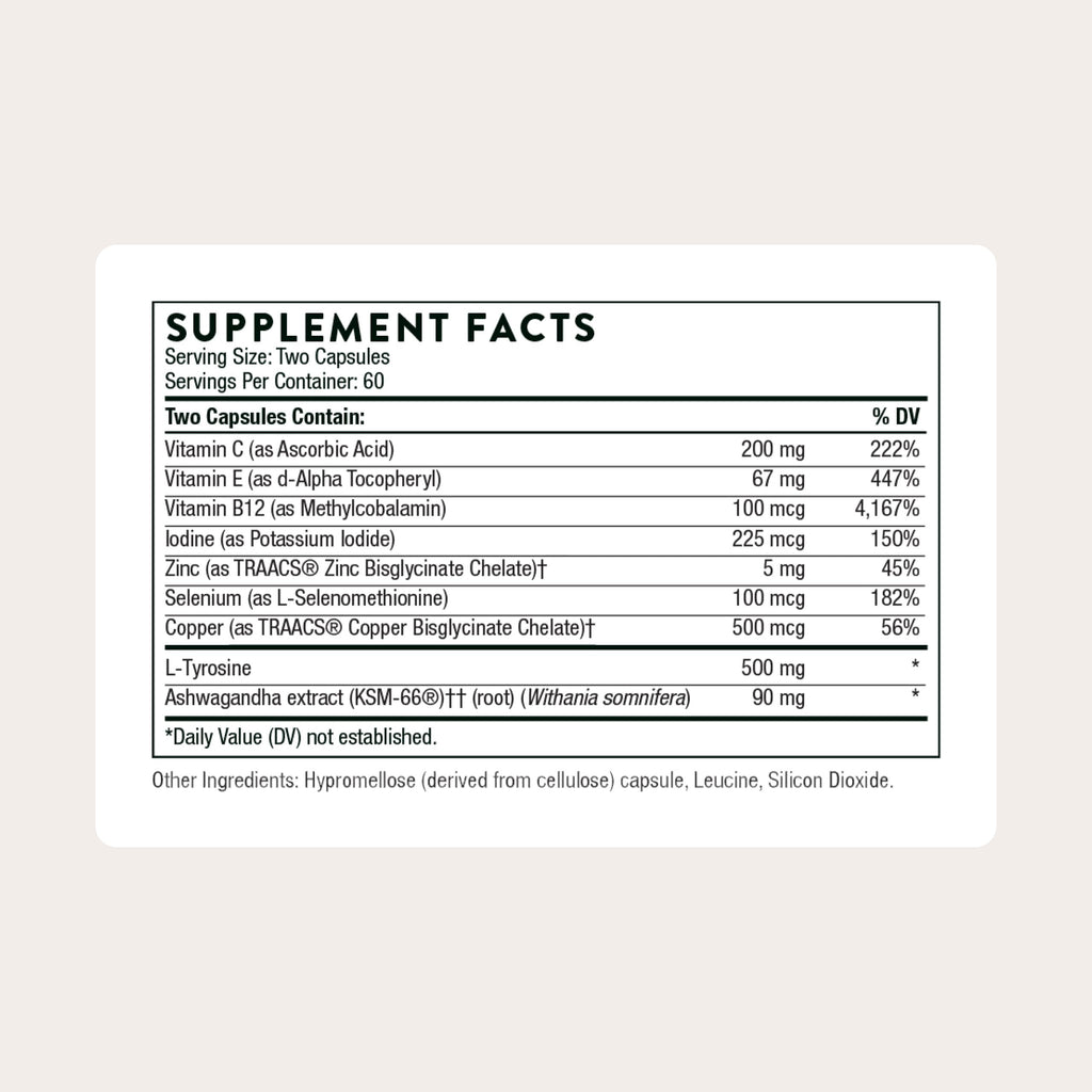 Thyroid Health Complex 120 Capsules N224507