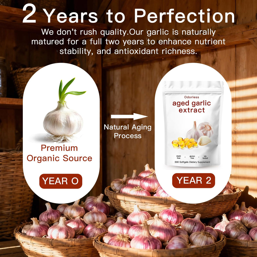 Odorless Organic Garlic Capsules D90548