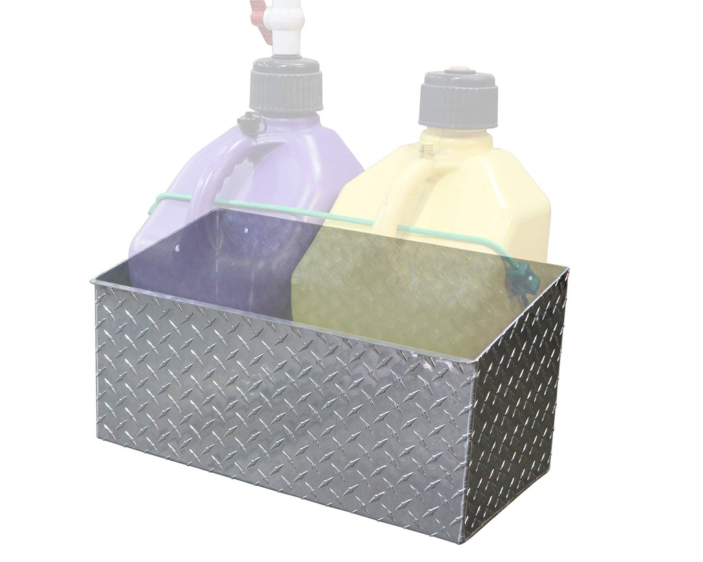 Heavy Duty Dual Gas Can Holder with Base for 5 Gallon Jugs A30953