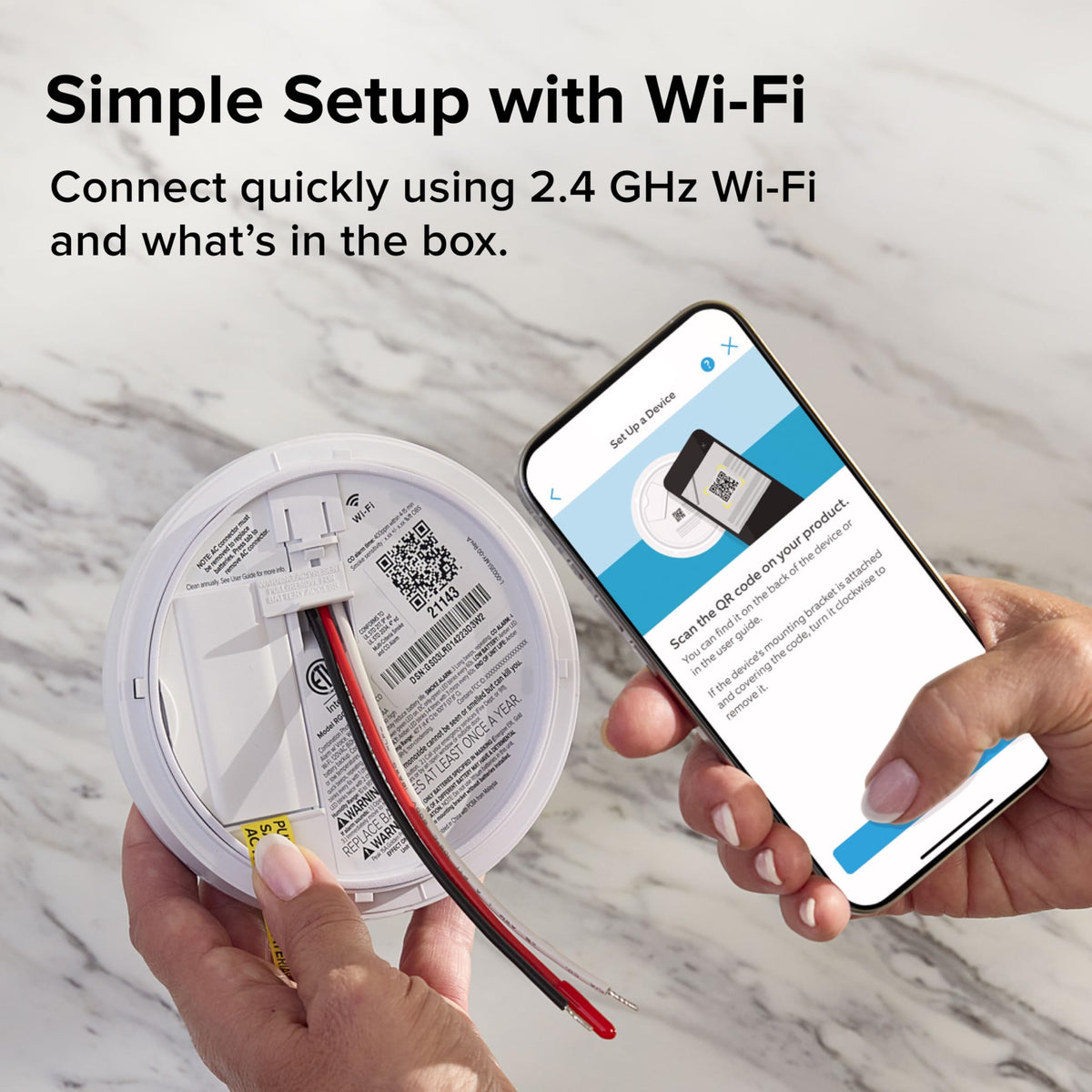 Smart Smoke & CO Detector V22306