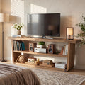 63" Solid Wood 3-Tier TV Stand M127788