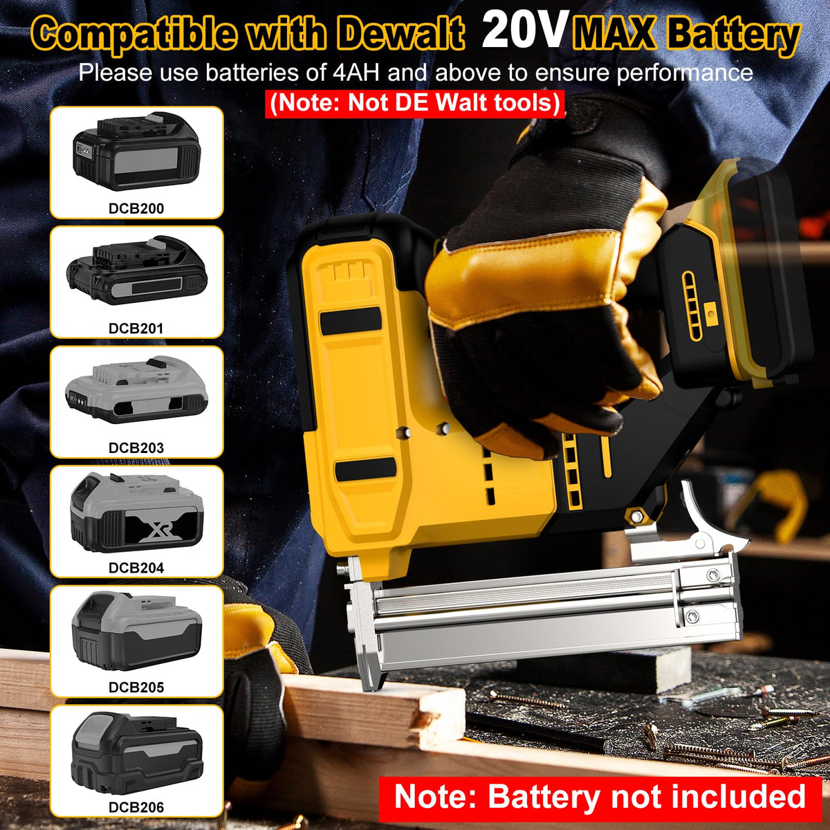 18 Gauge Cordless Brad Nailer with 1000 Nails O7106