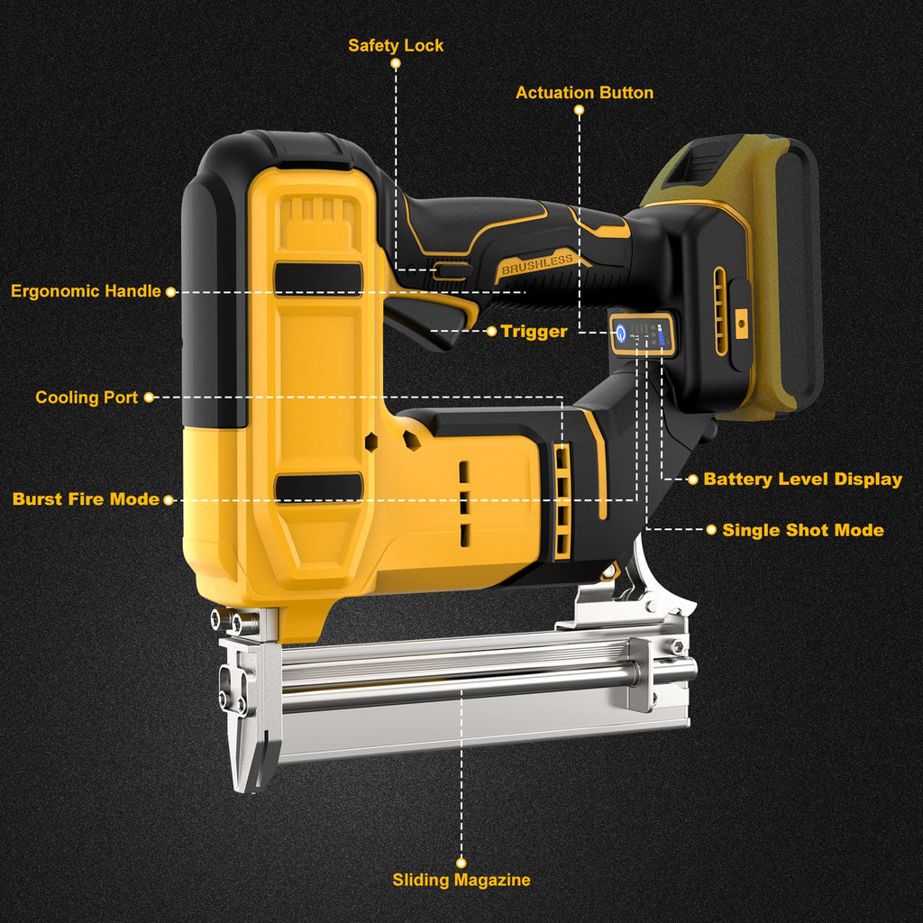 18 Gauge Cordless Brad Nailer with 1000 Nails O7106