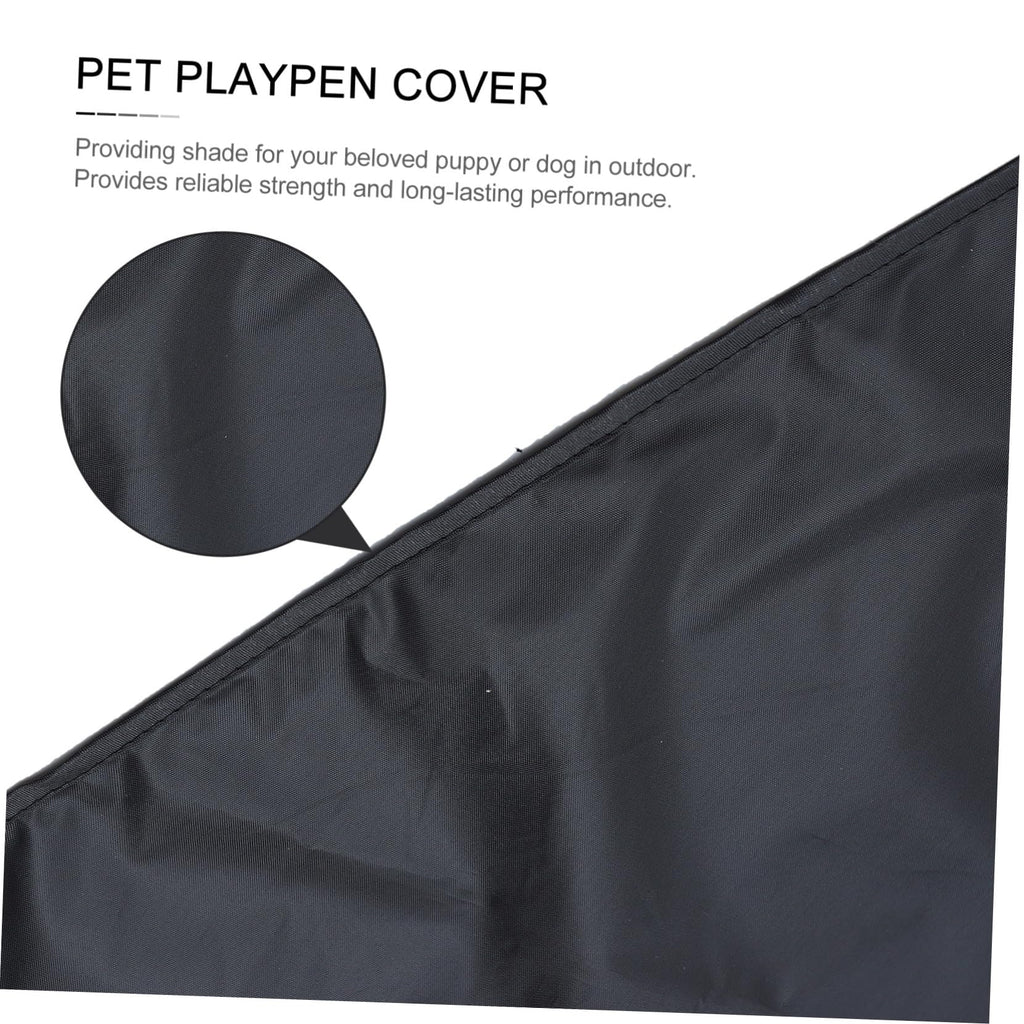 Waterproof Dog Playpen Roof Cover with Sun Shade 210D Oxford Cloth F242434