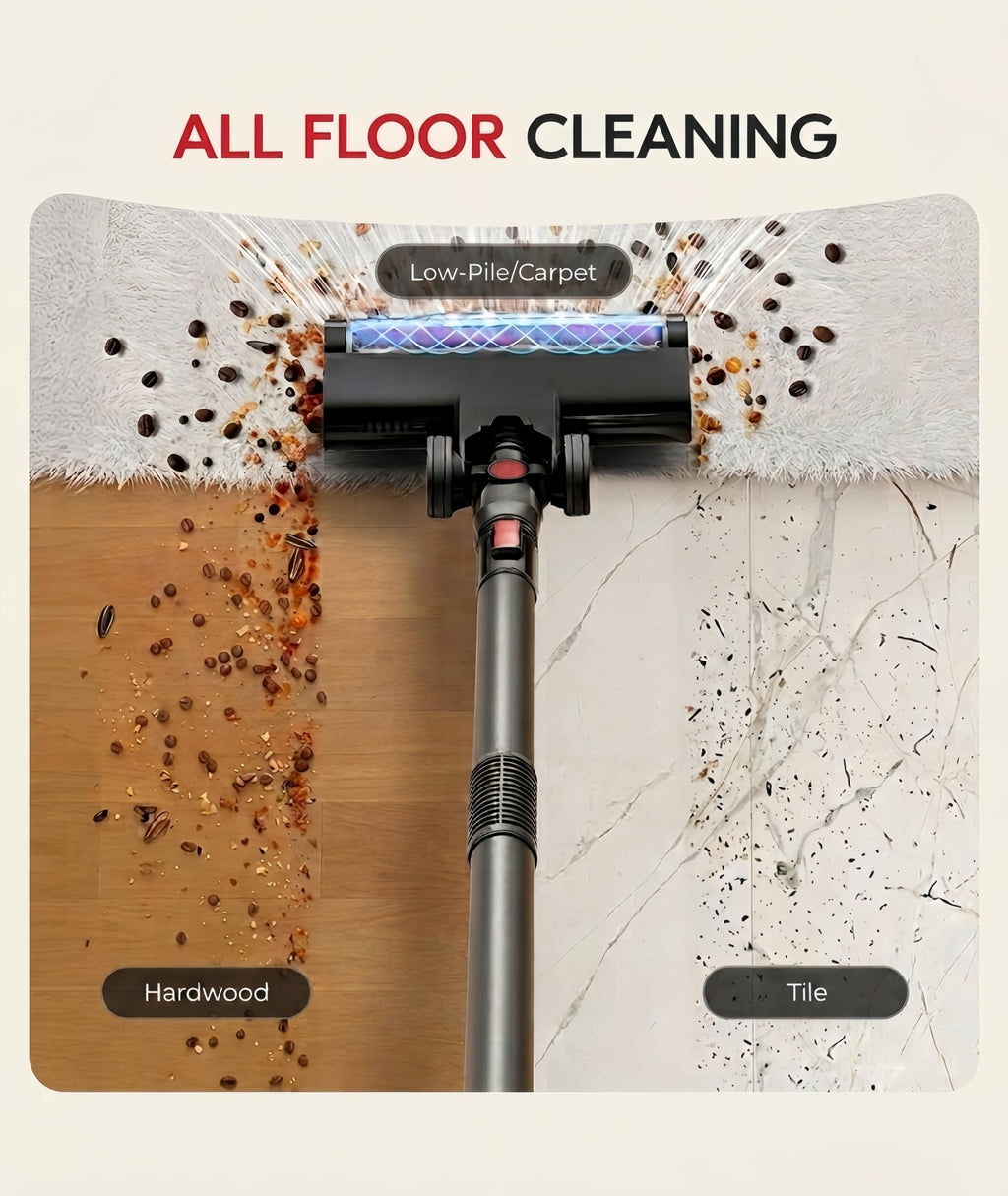 Cordless Vacuum Cleaner 40Kpa 45Min 6-in-1 O180625