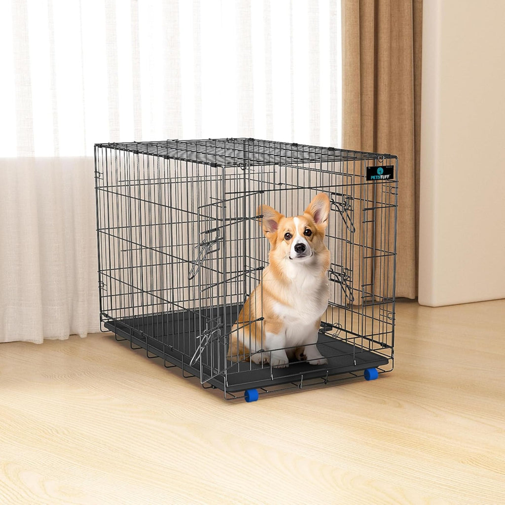 42” X-Large Heavy-Duty Dog Crate with Divider Panel H66900