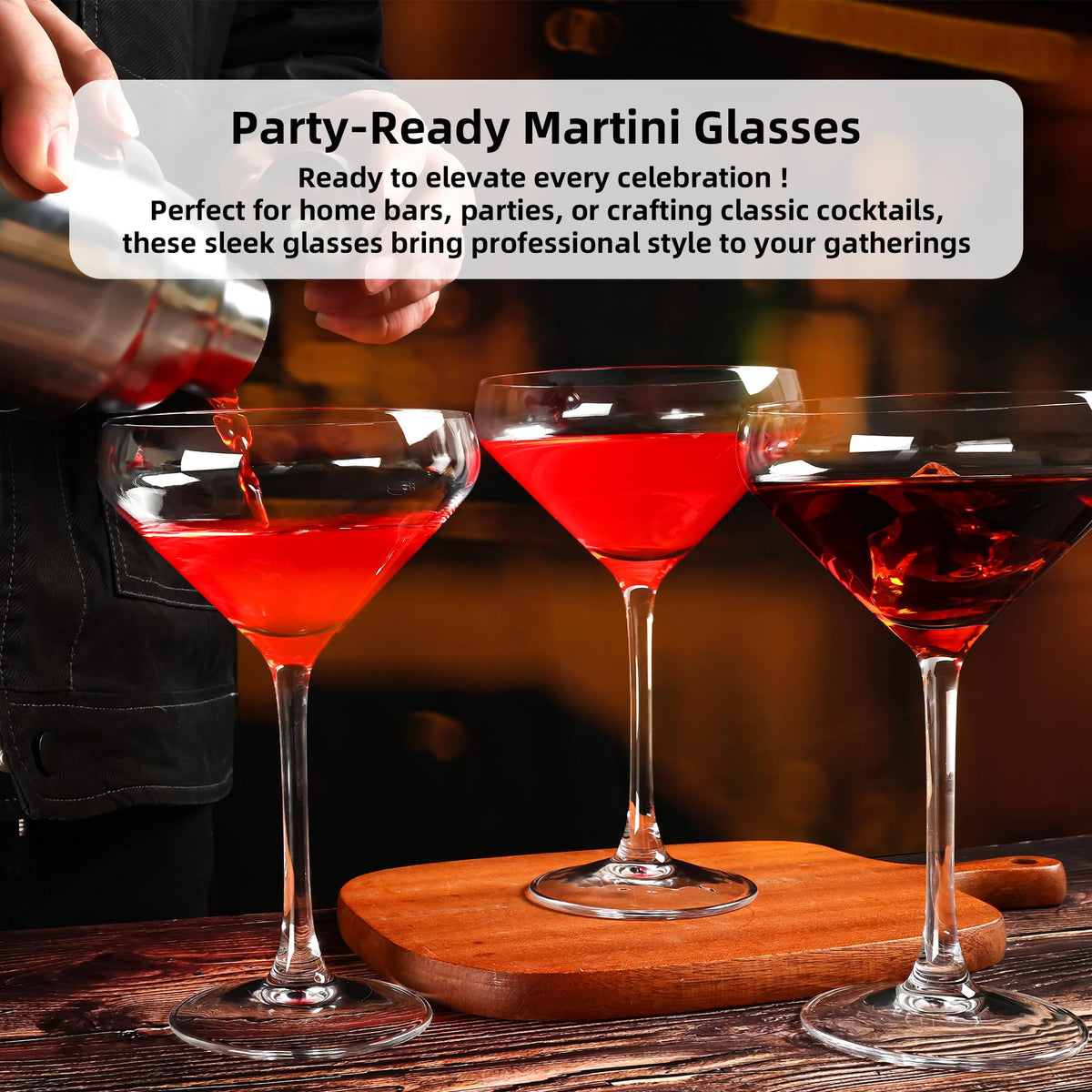 12Oz Martini Glasses Set of 6 T97957