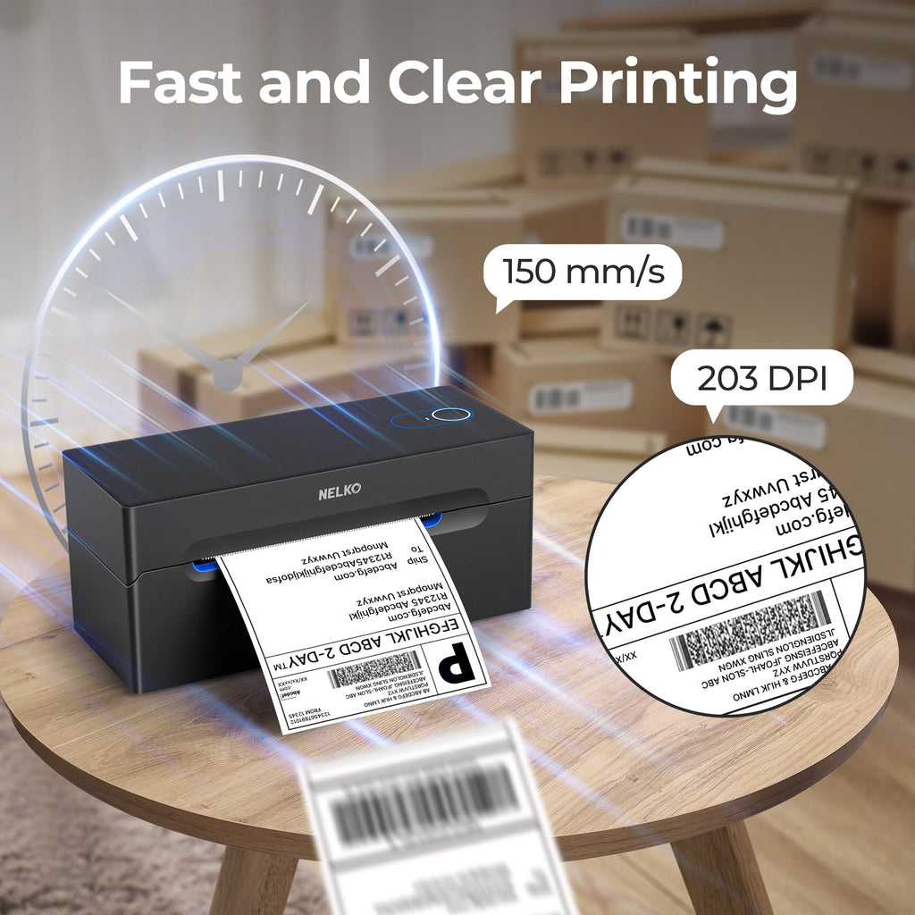 Bluetooth Thermal Shipping Label Printer J578634
