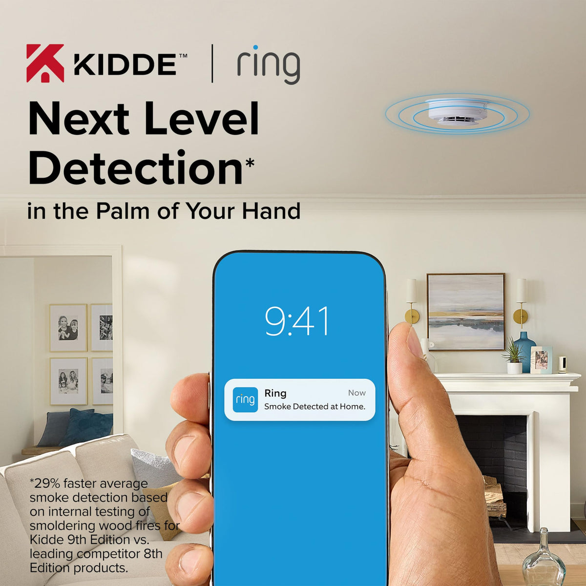 Smart Smoke & CO Detector V22306