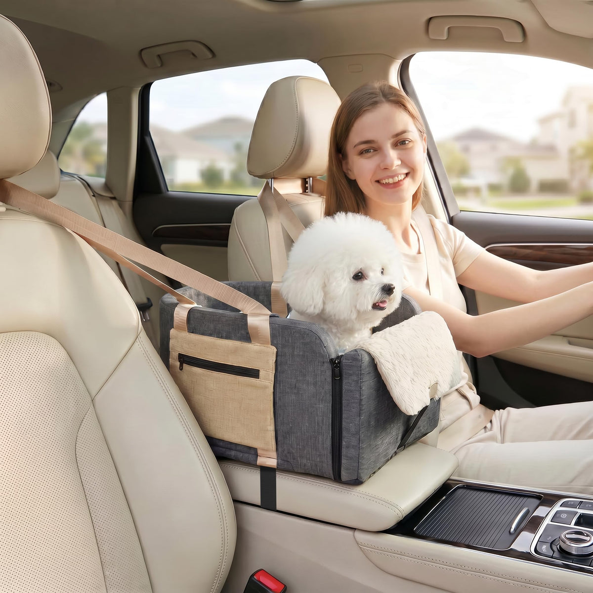 Center Console Dog Car Seat to 18lbs R216739