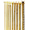 10K Yellow Gold Miami Cuban Chain U393