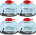 Isobutane Propane Camping Fuel Canister 3.53oz 4 Packs X413687