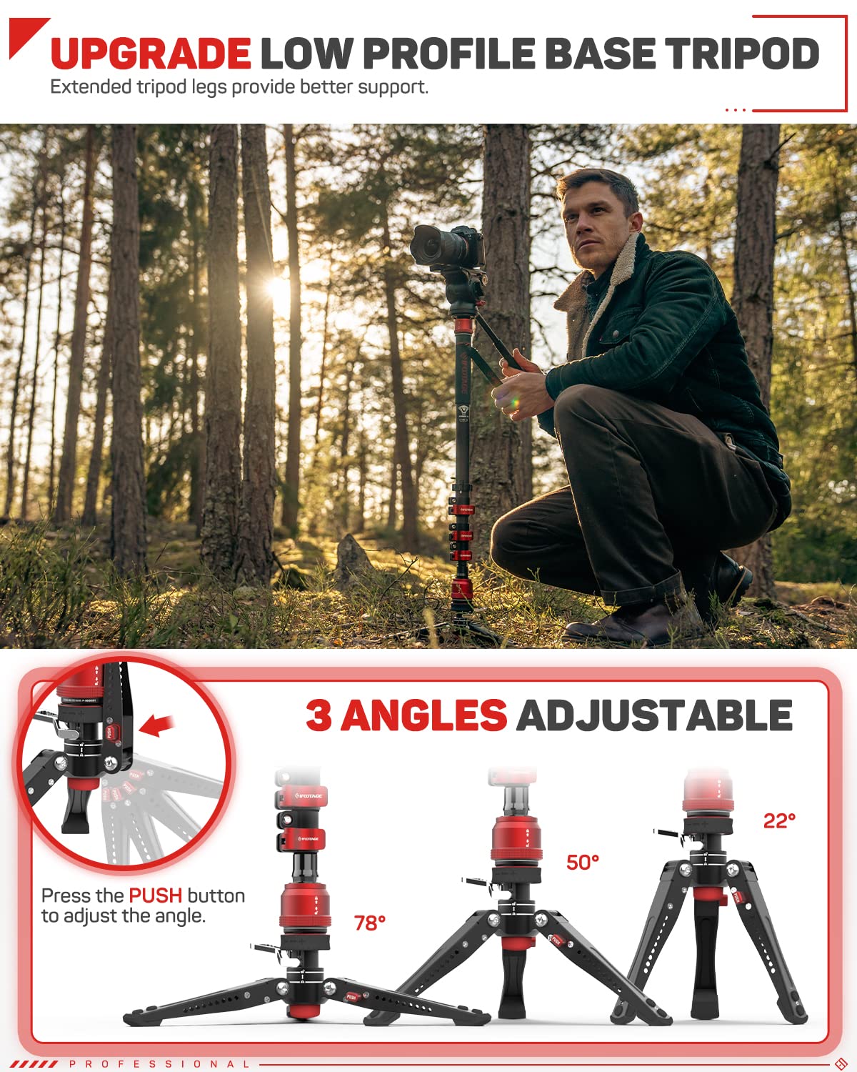 Carbon Fiber Monopod O8075