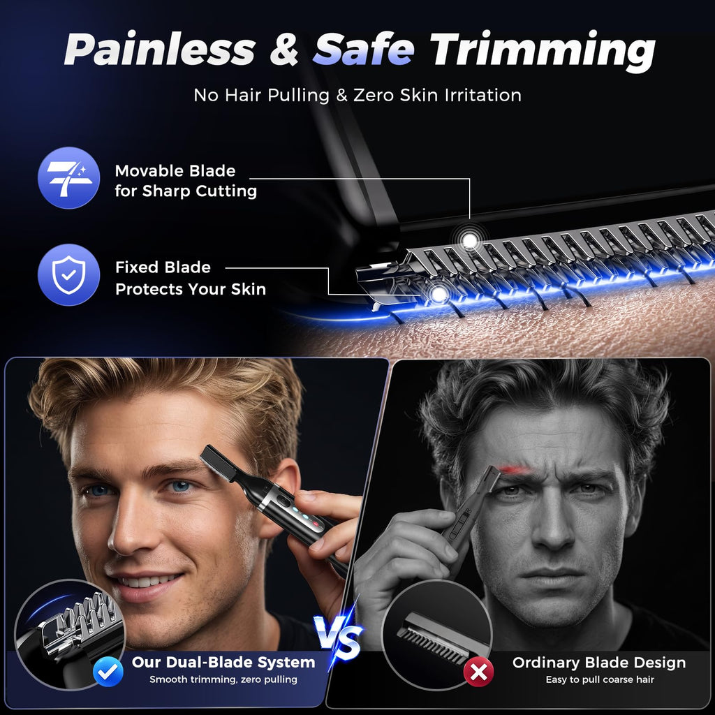 Electric Rechargeable Eyebrow Trimmer with Rinseable Blade D93260