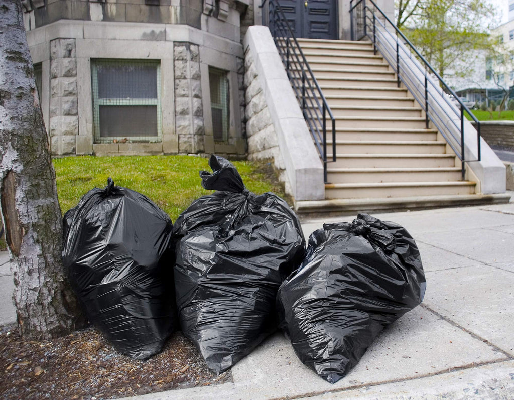 55 Gallon Heavy Duty Black Trash Bags 50 Count N784