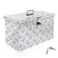16 Inch Aluminum Waterproof Truck Bed Toolbox with Lock and Keys N788707