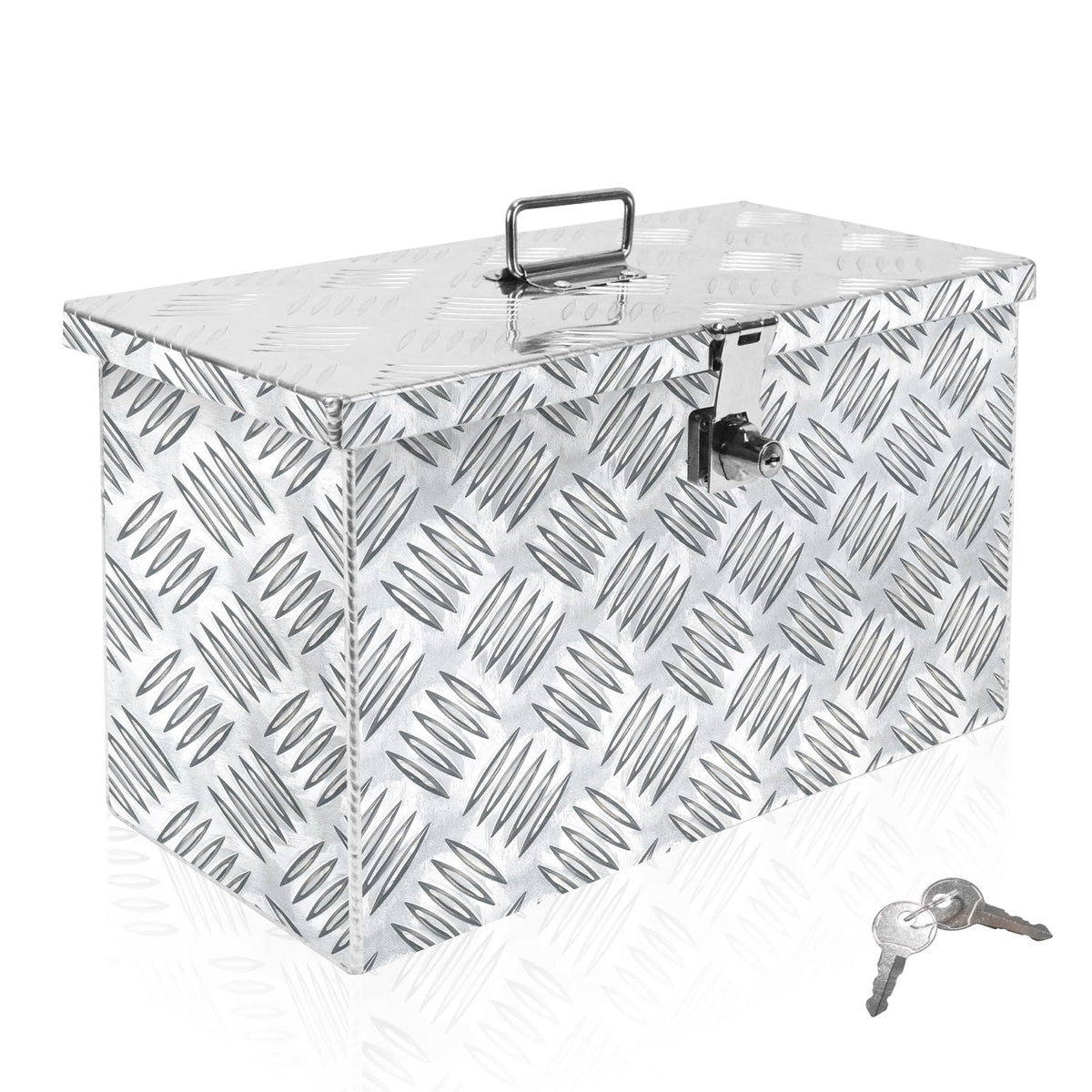 16 Inch Aluminum Waterproof Truck Bed Toolbox with Lock and Keys N788707