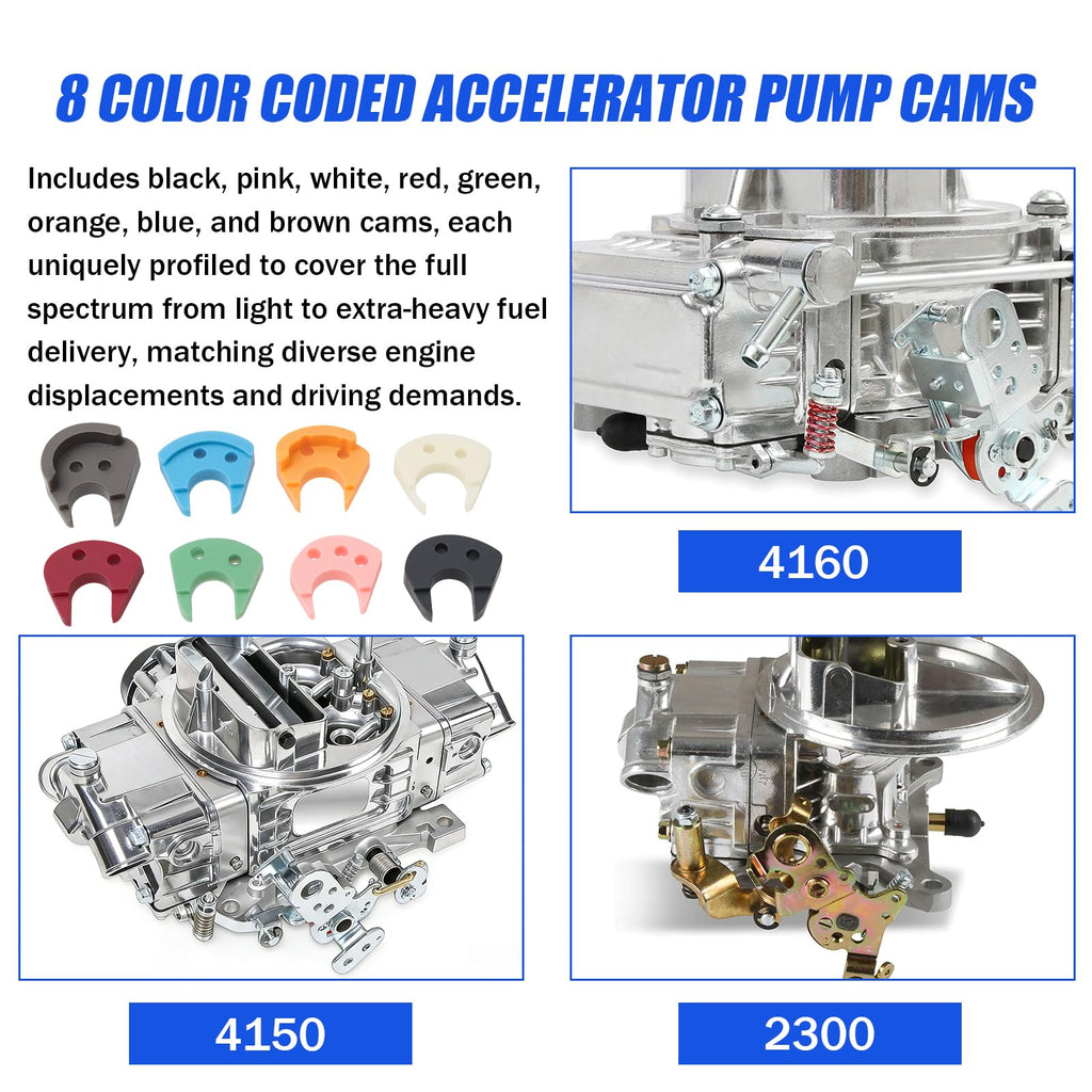 8-Piece Accelerator Pump Cam Assortment Kit S704057