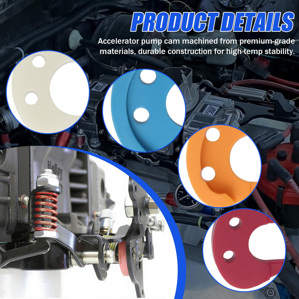8-Piece Accelerator Pump Cam Assortment Kit S704057