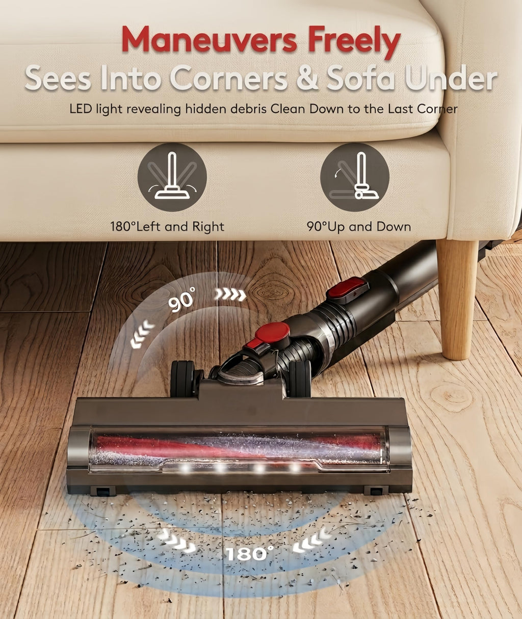 Cordless Vacuum Cleaner 40Kpa 45Min 6-in-1 O180625