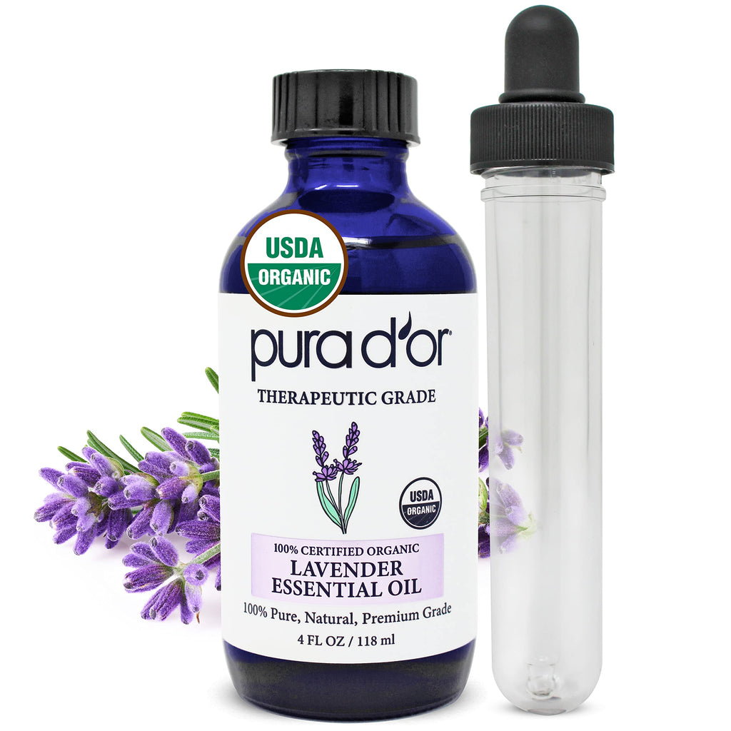 Organic Frankincense & Lavender Essential Oils 4oz J6111