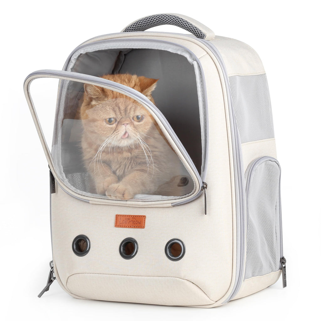 Pet Carrier Backpack, Airline-Approved (Beige) S476