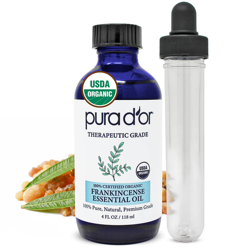 Organic Frankincense & Lavender Essential Oils 4oz J6111