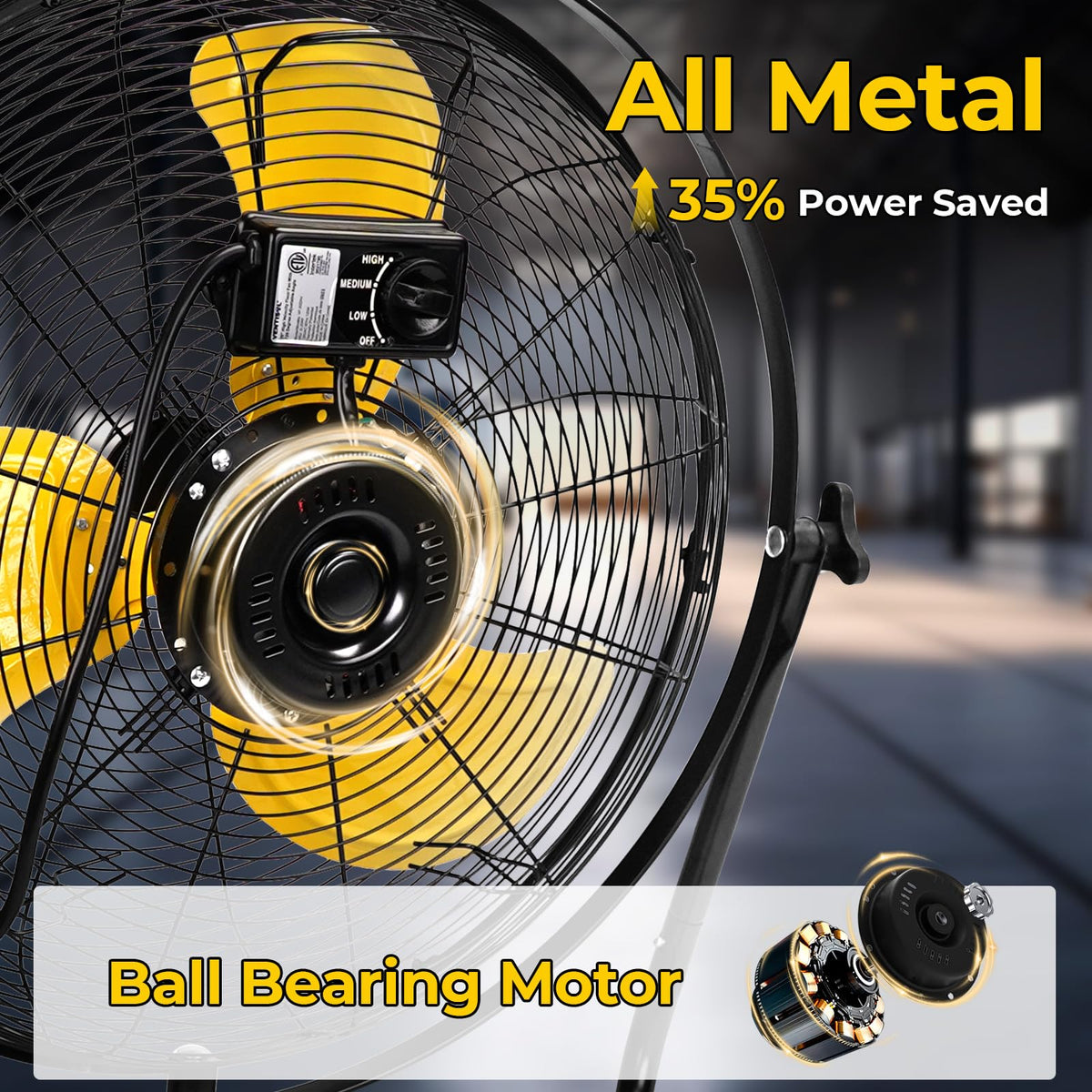 20 Inch 2-in-1 Floor Wall Mounted Fan X72434