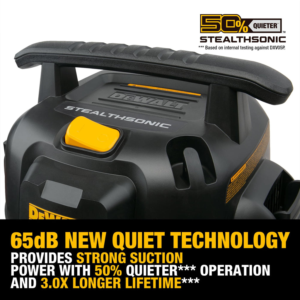 6 Gal 5 HP Quiet Wet and Dry Shop Vacuum X87101