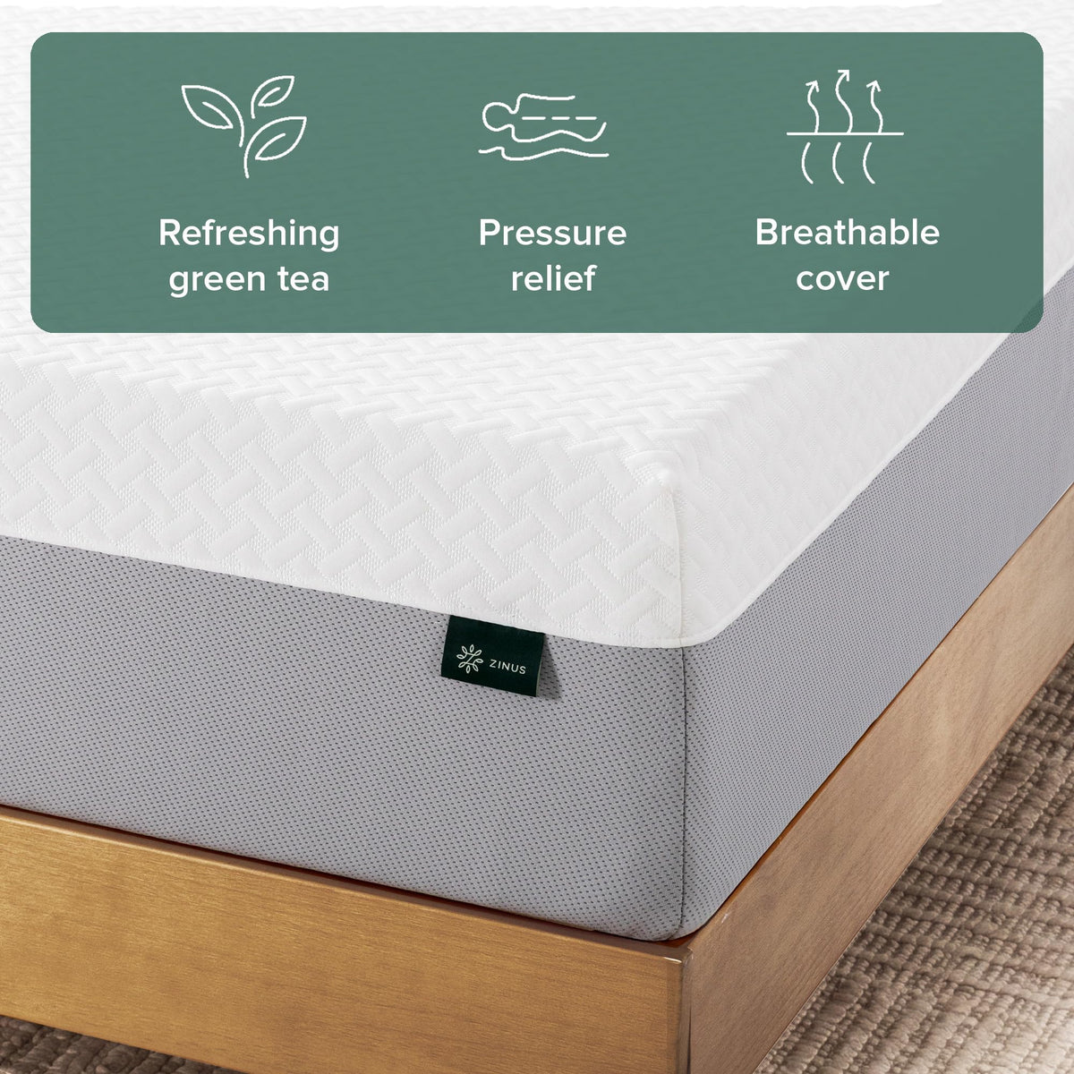 10 Inch Twin Memory Foam Mattress J3294