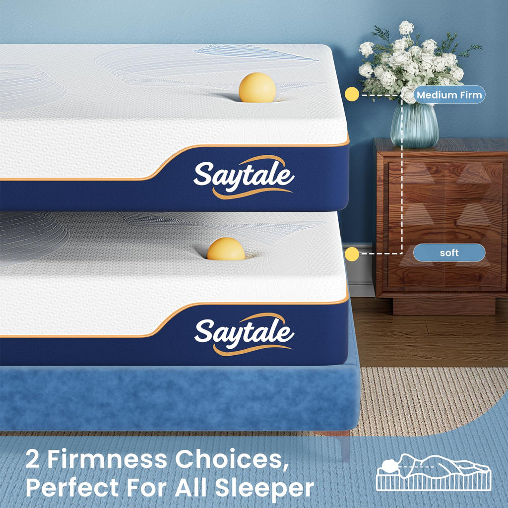 Twin Size 6 Inch Cooling Gel Memory Foam Mattress X6212